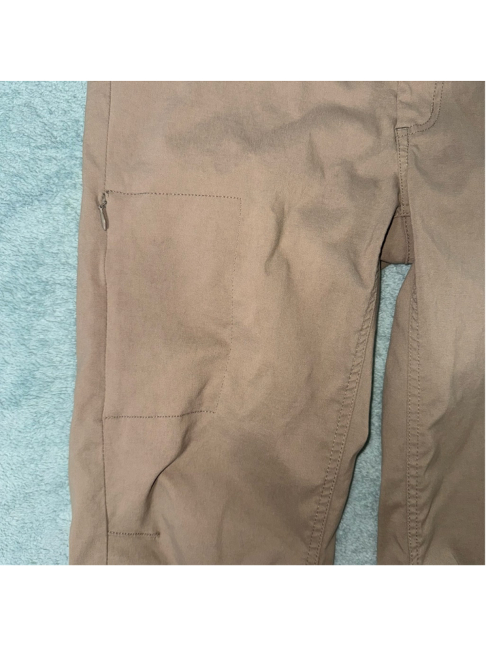 Prana Halle Pant Hiking Outdoor Tan Standard Fit Stretch Boot Size 8 Gorpcore - Picture 5 of 15